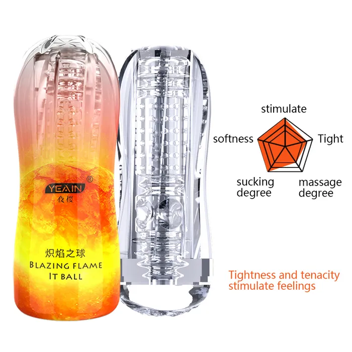 Lurevibe Male Sex Toys Lurevibe Ransparent Sucking Vibrating Airplane Cup Automatic Male Trainer