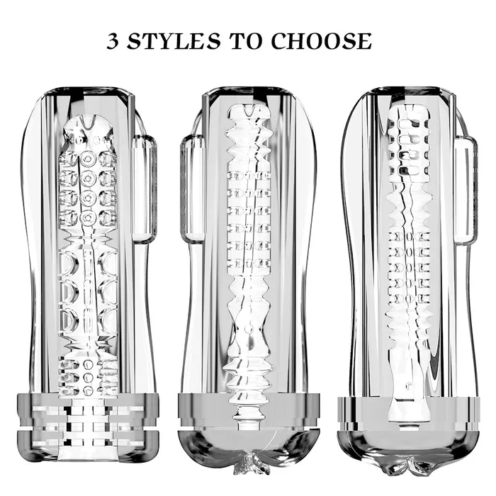 Lurevibe Male Sex Toys Lurevibe Ransparent Sucking Vibrating Airplane Cup Automatic Male Trainer