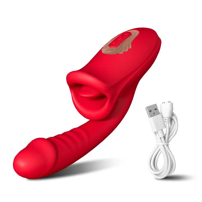 Lurevibe Rose Muncher Mouth Shaped Lip Biting Vibrator With G Spot Vibrator Lurevibe Female Sex Toys Lurevibe Rose Muncher Mouth Shaped Lip Biting Vibrator With G Spot Vibrator Lurevibe Female Sex Toys