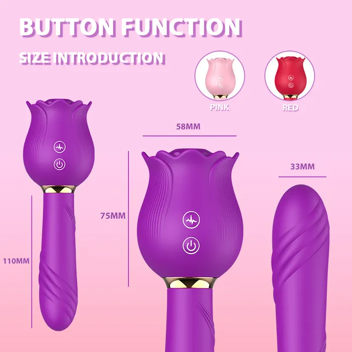 Lurevibe Rose Shaker Sucking Jump Egg Adult Toy Gspot Masturbation Device for Women Lurevibe Vibrators Lurevibe Rose Shaker Sucking Jump Egg Adult Toy Gspot Masturbation Device for Women Lurevibe Vibrators