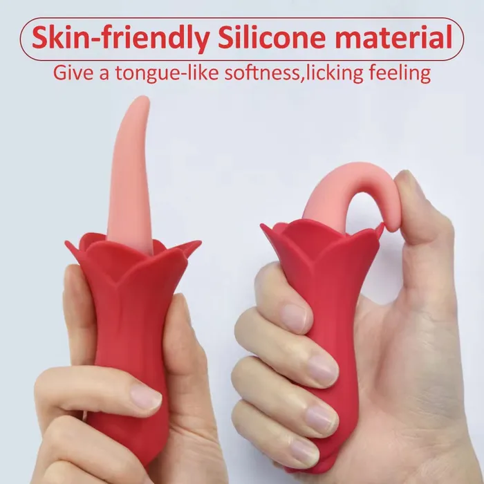 Lurevibe Rose Tongue Vibrating Stick Vaginal Licking Clitoris Stimulator Lurevibe Female Sex Toys Lurevibe Rose Tongue Vibrating Stick Vaginal Licking Clitoris Stimulator Lurevibe Female Sex Toys