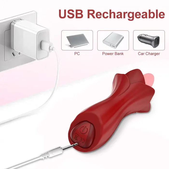 Lurevibe Rose Tongue Vibrating Stick Vaginal Licking Clitoris Stimulator Lurevibe Female Sex Toys Lurevibe Rose Tongue Vibrating Stick Vaginal Licking Clitoris Stimulator Lurevibe Female Sex Toys