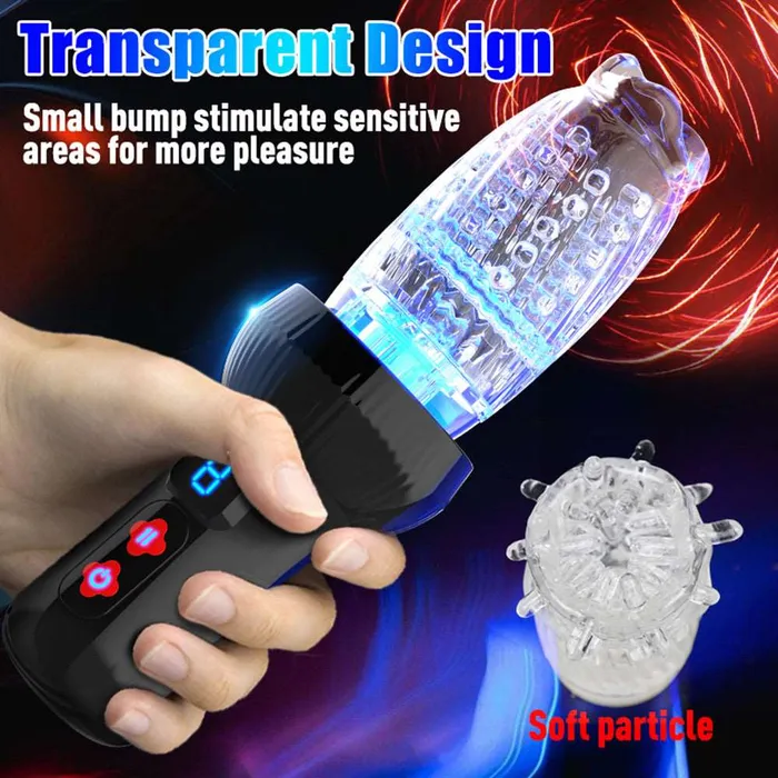 Male Sex Toys Lurevibe Lurevibe Gawk Gawk 6000 40 Version Torch 9 9 Thrusting Rotating Penis Stroker Male Rose Toy