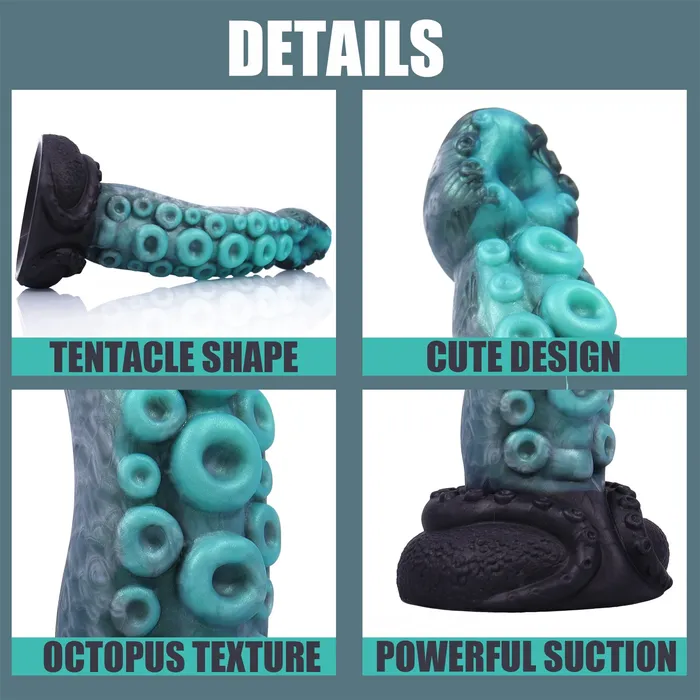 Male Sex Toys Octopus Tentacles Colorful Alien Male and Female Masturbator Lurevibe
