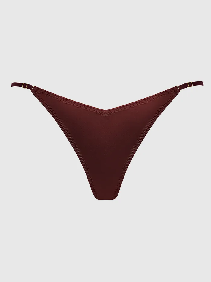 Petra Slider Side Satin Thong Fredericks of Hollywood Male Sex Toys Petra Slider Side Satin Thong Fredericks of Hollywood Male Sex Toys
