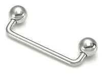 10g 90 Stainless Steel Surface Barbell Painful Pleasures Dildos