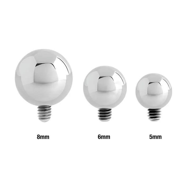 10g Internally Threaded CounterSunk Steel Ball Price Per 1 Painful Pleasures Male Sex Toys