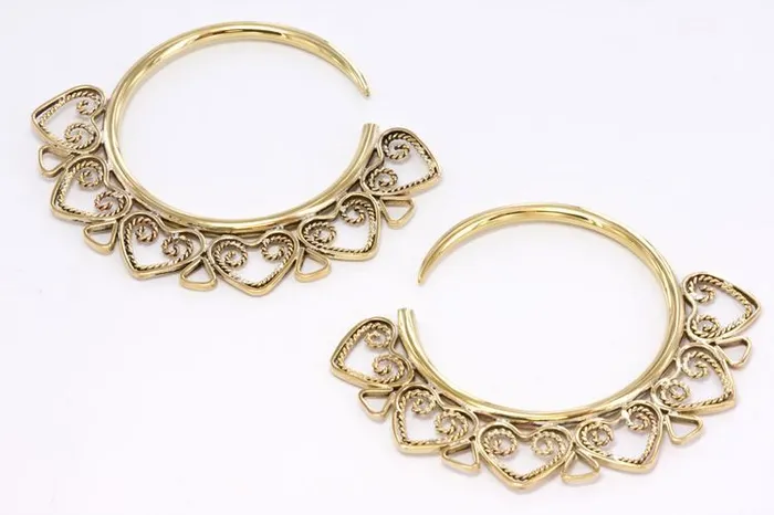 14g 4g Bronze Indonesian OTA Hoop Earrings Price Per 2 Elementals Organics Vibrators