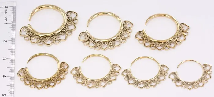 14g 4g Bronze Indonesian OTA Hoop Earrings Price Per 2 Elementals Organics Vibrators
