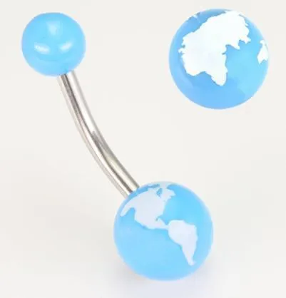 14g 716 Environmental Planet Earth Belly Button Ring Painful Pleasures Male Sex Toys 14g 716 Environmental Planet Earth Belly Button Ring Painful Pleasures Male Sex Toys