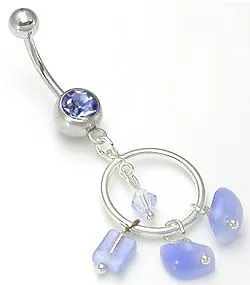 14g 716 Jeweled Playful Dangle Belly Button Ring Painful Pleasures Male Sex Toys 14g 716 Jeweled Playful Dangle Belly Button Ring Painful Pleasures Male Sex Toys