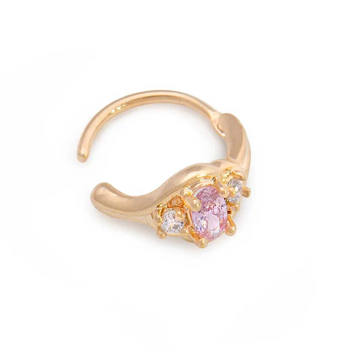 18g 38 PVD Gold Princess Jewels Clicker Ring Painful Pleasures Male Sex Toys