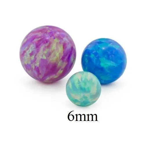 6mm Snap Fit Opal Captive Ball Painful Pleasures Male Sex Toys