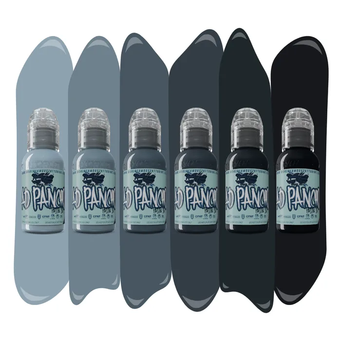 AD Pancho Pastel Greys Set World Famous Tattoo Ink Pick Size World Famous Male Sex Toys AD Pancho Pastel Greys Set World Famous Tattoo Ink Pick Size World Famous Male Sex Toys