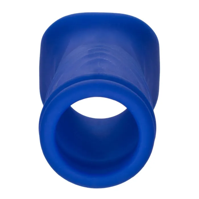 Admiral Blue Silicone Wave Penis Extension with Ball Strap CalExotics Male Sex Toys