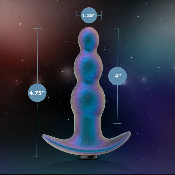 Anal Blush Expedition Beaded Vibrating Silicone Butt Plug