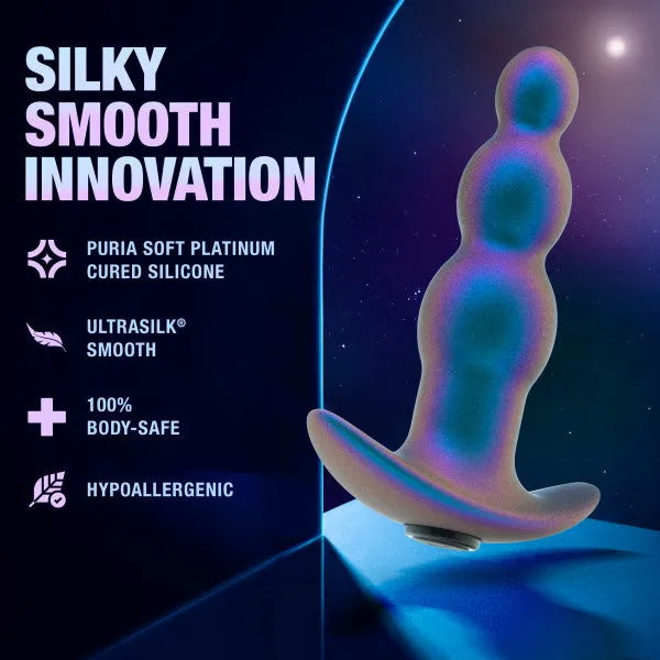 Anal Blush Expedition Beaded Vibrating Silicone Butt Plug