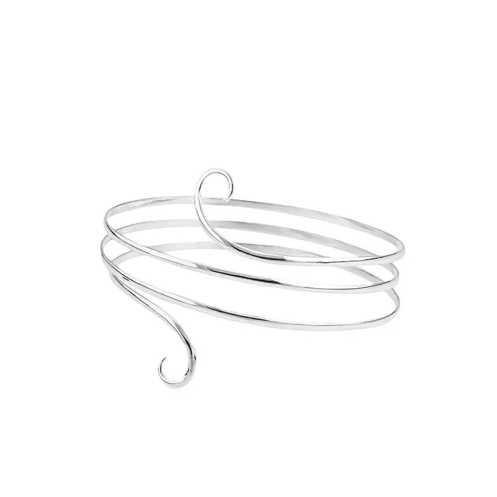 Anal Elementals Organics Flat Sterling Silver Plated Arm Band