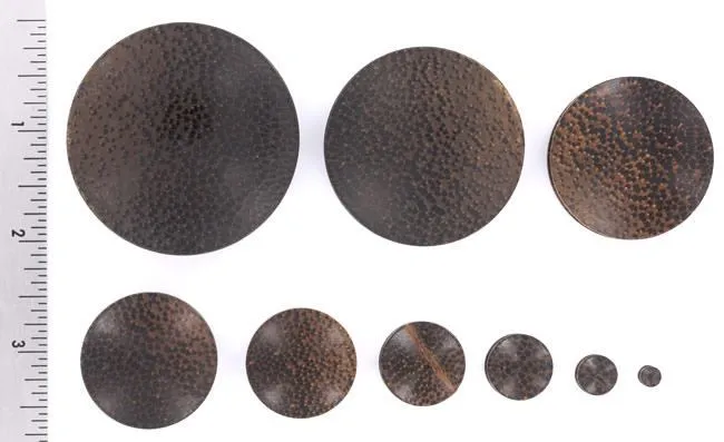 Anal Elementals Organics Palm Solid Wood Plug Organic Body Jewelry 4mm up to 51mm Price Per 1