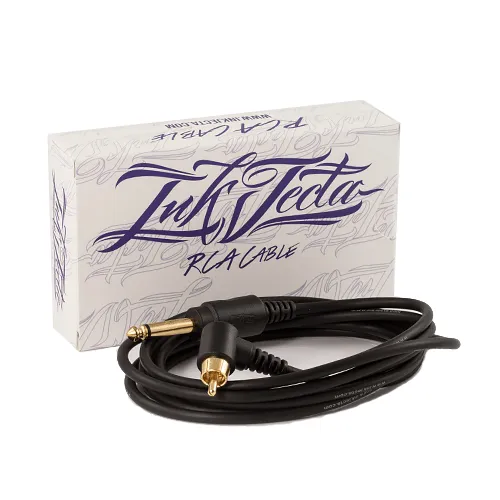 Anal InkJecta InkJecta 8 Right Angle RCA Cable in Black
