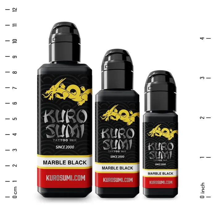 Anal Kuro Sumi Marble Black Kuro Sumi Tattoo Ink Pick Size