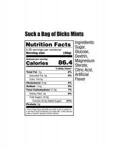 Anal Little Genie Production LLC Suck A Bag Of Minty Dicks 20 Individual Packs