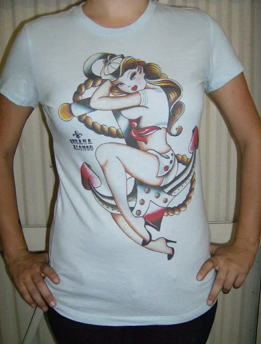 Anal Low BrowBlack Market Womens Sailorette Tee Low Brow Black Market Art