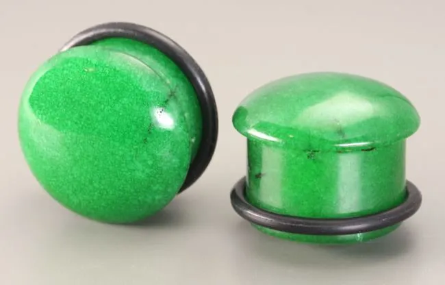 Anal Painful Pleasures Deep Green Stone Plug Price Per 1