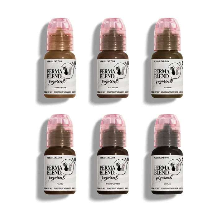 Anal Perma Blend Heritage Collection Set for Brows Perma Blend 6 12oz Bottles Anal Perma Blend Heritage Collection Set for Brows Perma Blend 6 12oz Bottles