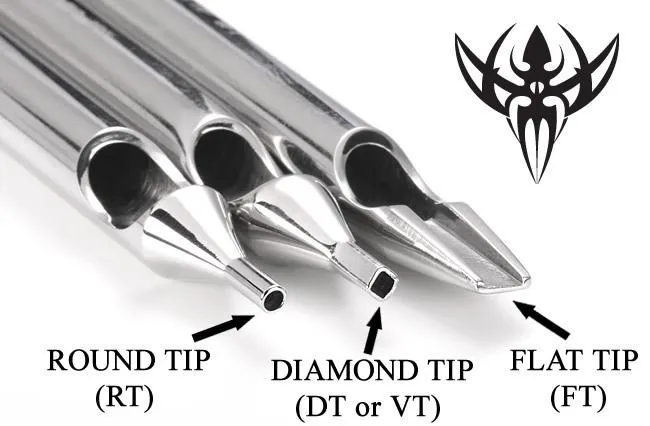 Anal Precision 4 Precision Flat Tattoo Tip Tip Tube Set Up