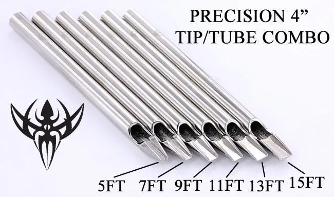 Anal Precision 4 Precision Flat Tattoo Tip Tip Tube Set Up