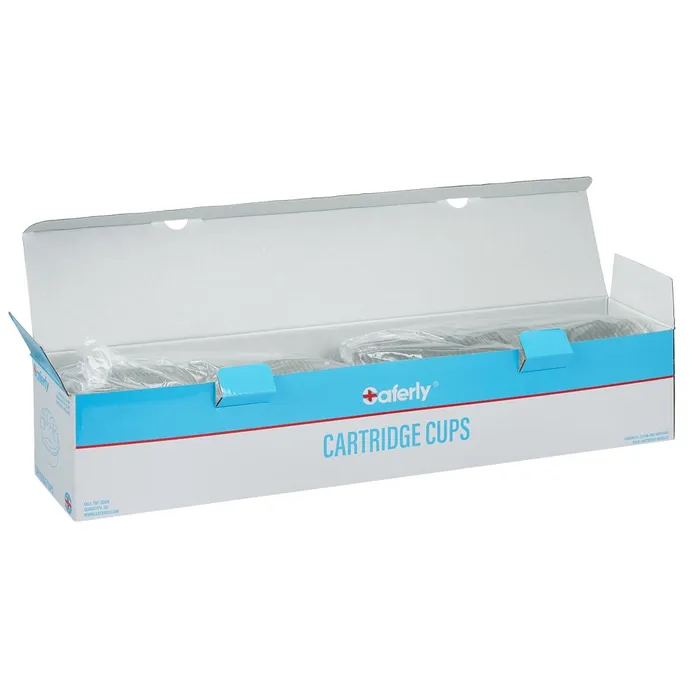 Anal Saferly Saferly Cartridge Cups Box of 50 Rinse Cups 50 Cartridge Holder Lids