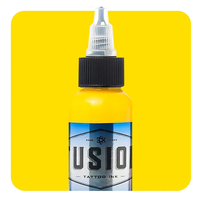 Atomic Yellow Fusion Tattoo Ink Pick Your Size Fusion Male Sex Toys