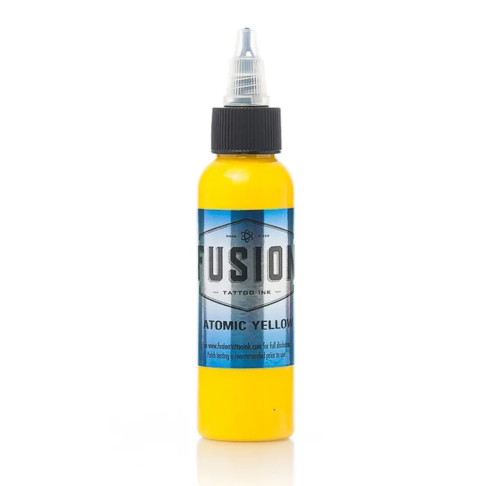 Atomic Yellow Fusion Tattoo Ink Pick Your Size Fusion Male Sex Toys