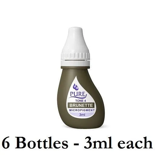 BioTouch Vibrators BRUNETTE BioTouch Pure Single Use Pigment Permanent Makeup Ink