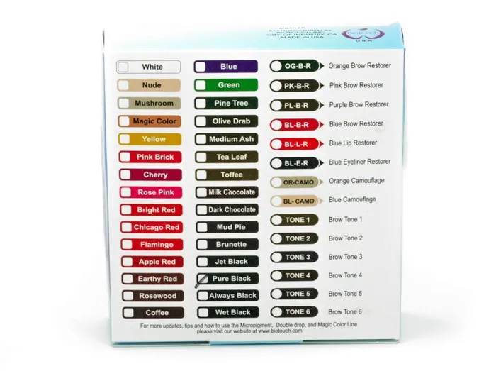 BioTouch Vibrators OLIVE DRAB BioTouch Pure Single Use Pigment Permanent Makeup Ink