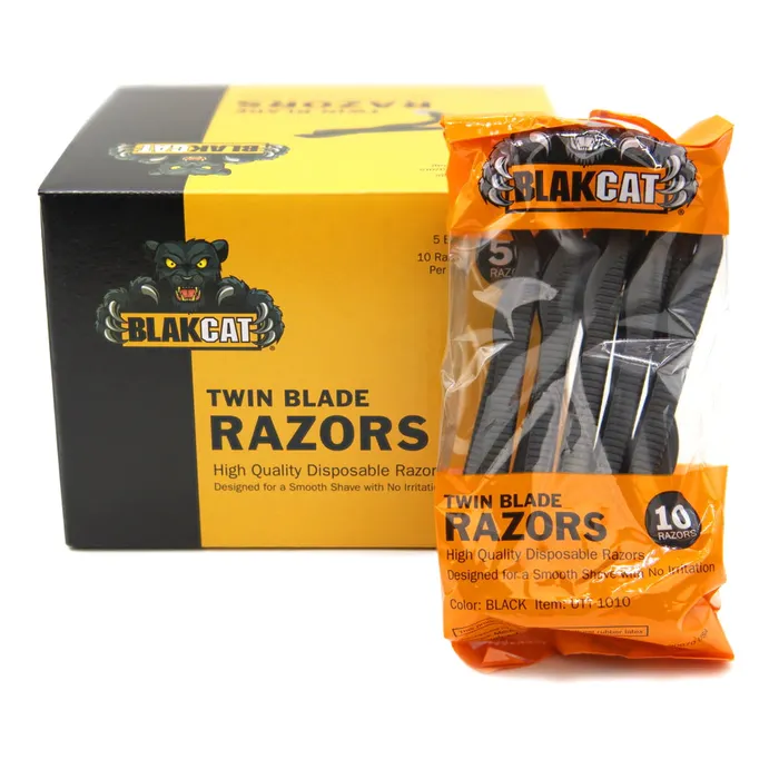 Blackcat Dildos Blakcat Double Blade Disposable Razor Box of 50