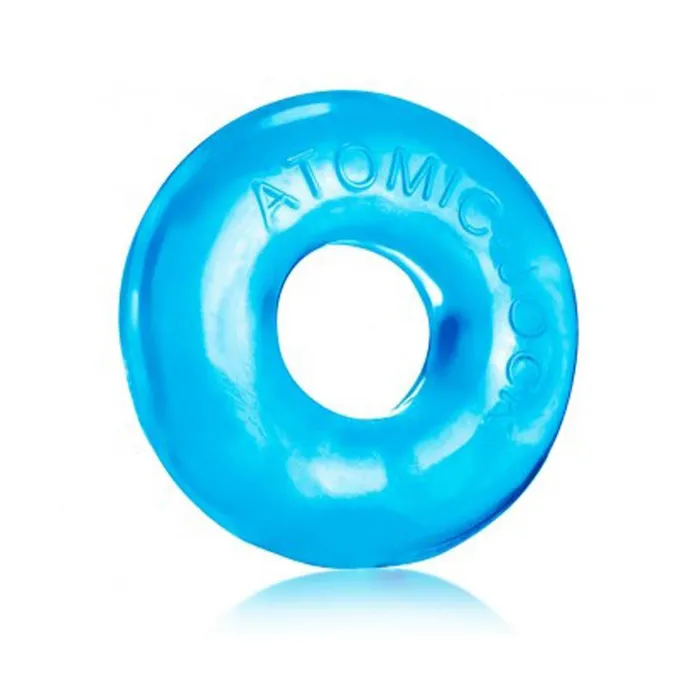 Blue Ox Designs LLC Vibrators Oxballs Donut 2 Stretch Cockring Blue