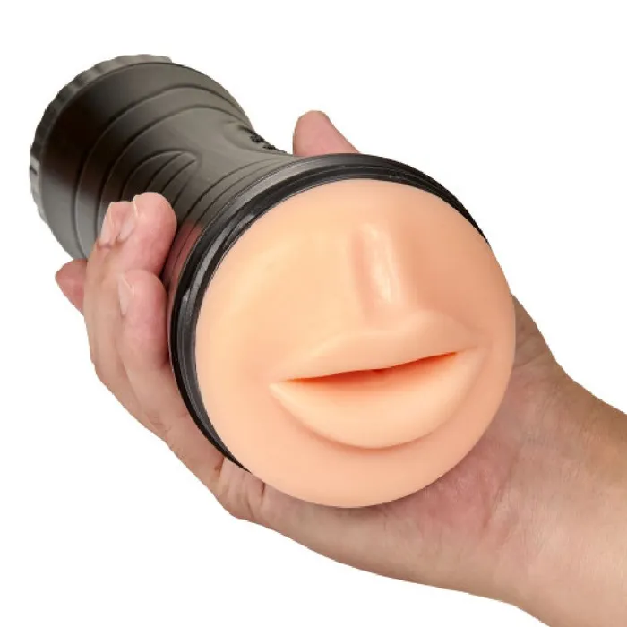 Blush Male Sex Toys The Torch Luscious Lips Stroker Vanilla