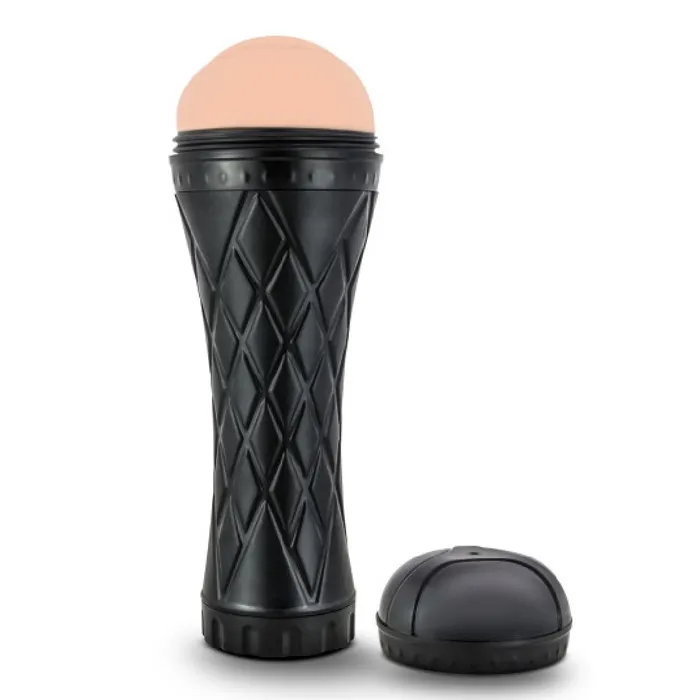 Blush Male Sex Toys The Torch Luscious Lips Stroker Vanilla