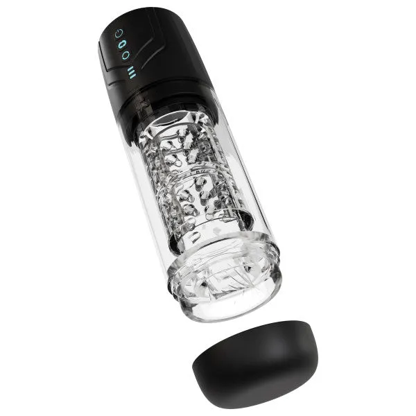 Blush Male Sex Toys Whirlwind Pro Rotating Sucking Automatic Stroker