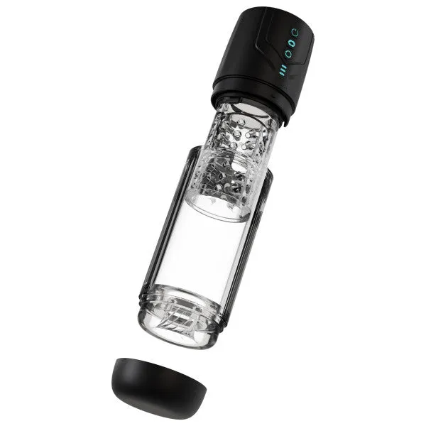 Blush Male Sex Toys Whirlwind Pro Rotating Sucking Automatic Stroker