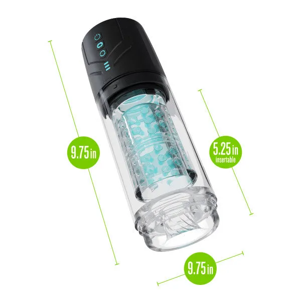 Blush Male Sex Toys Whirlwind Pro Rotating Sucking Automatic Stroker