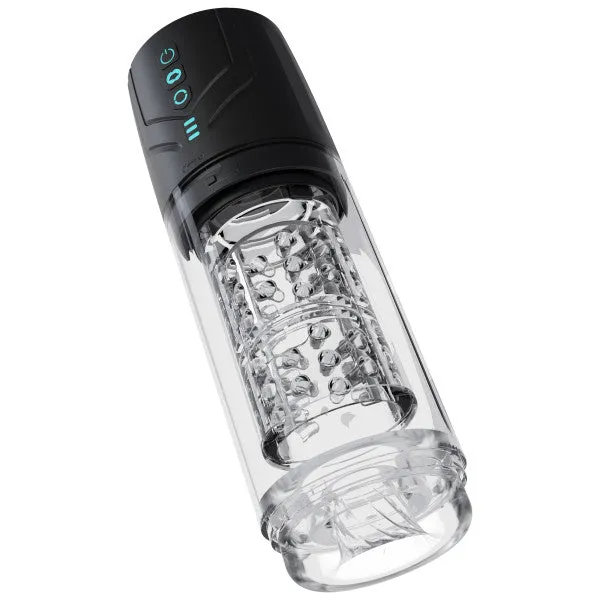 Blush Male Sex Toys Whirlwind Pro Rotating Sucking Automatic Stroker