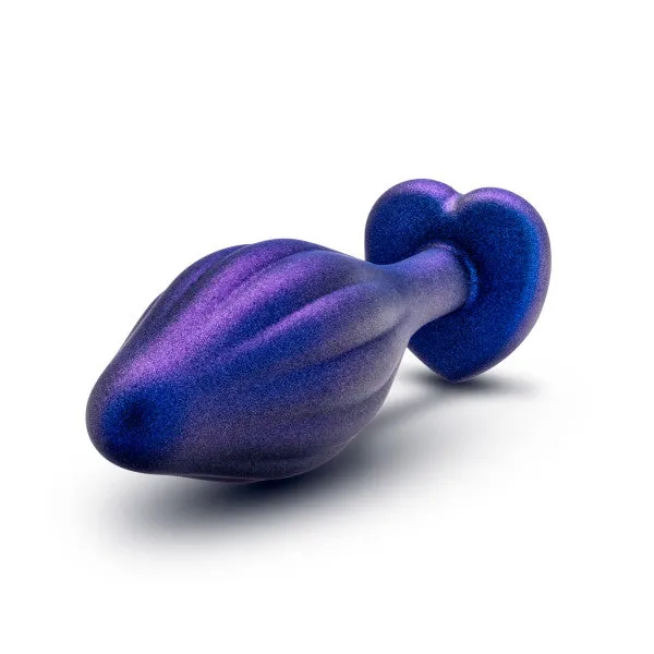 Blush Matrix Wavy Bling Plug with Sparkly Heart Base Anal