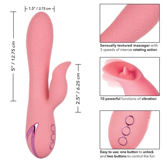 CalExotics California Dreaming Pasadena Player GSpot Rabbit Vibrator Female Sex Toys