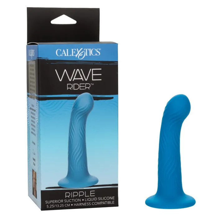 CalExotics Female Sex Toys Wave Rider Ripple First Time GSpot and Prostate Silicone Dildo