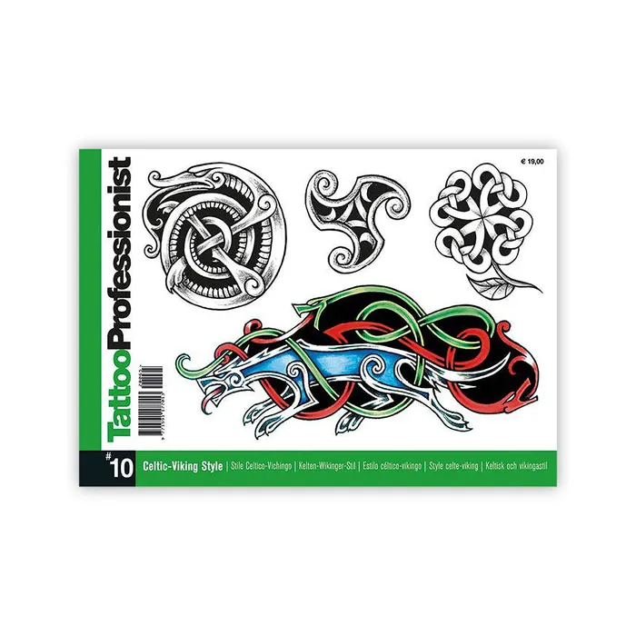 CelticViking Style Tattoo Professionist Softcover Book 3ntini Vibrators