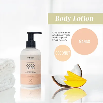Classic Erotica Female Sex Toys COOCHY ULTRA Ultra Silky Body Lotion Mango Coconut 8 oz 136 mL