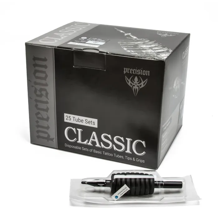 Classic Tube Grip Sets 34 Black Disposable Grip Box of 25 Precision Male Sex Toys Classic Tube Grip Sets 34 Black Disposable Grip Box of 25 Precision Male Sex Toys